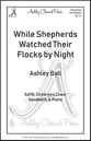 While Shepherds Watched Their Flocks by Night SATB choral sheet music cover